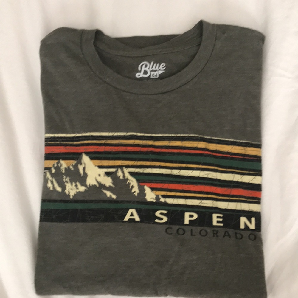 Aspen Colorado T-shirt Large Casual Mountain